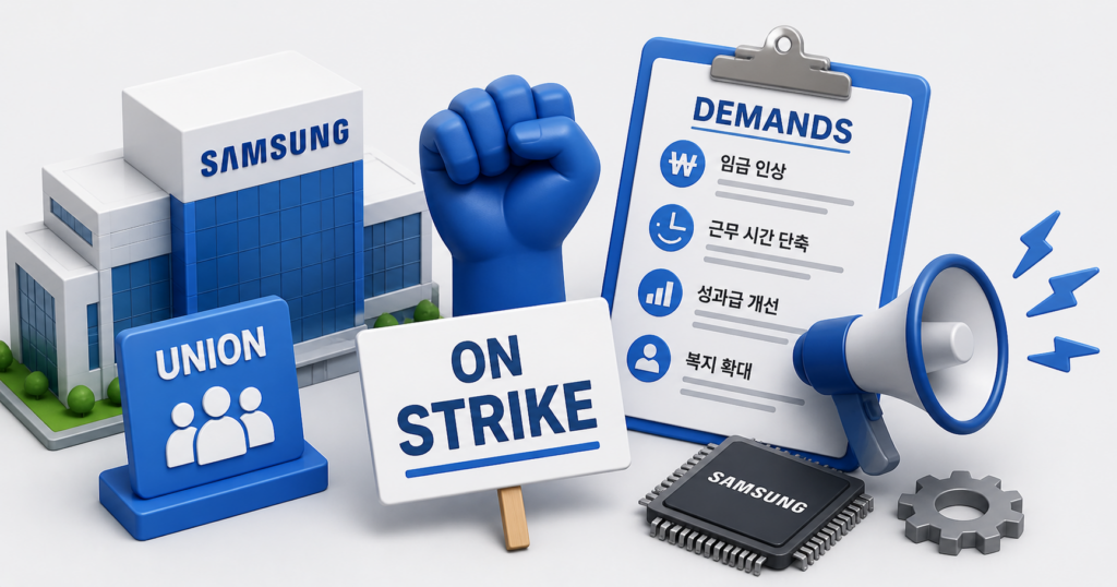 삼성전자 노조 요구안과 파업하는 이유